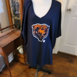 Majestic woman's Chicago Bears t-shirt. Size 4x. Euc